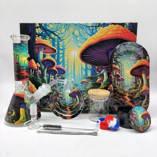 Multi-Accessory Mushroom Edition All-in-One Bong Kit - main view