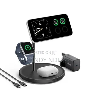 Anker Maggo 3-in-1 Wireless Charging Station With Anker Magnetic Grip
