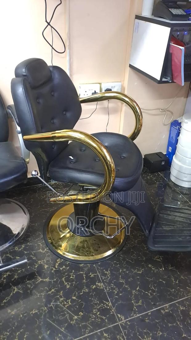 Golden Barber Chair - main view