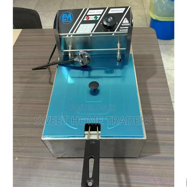 Electromate Single Deep Fryer With Lead - main view