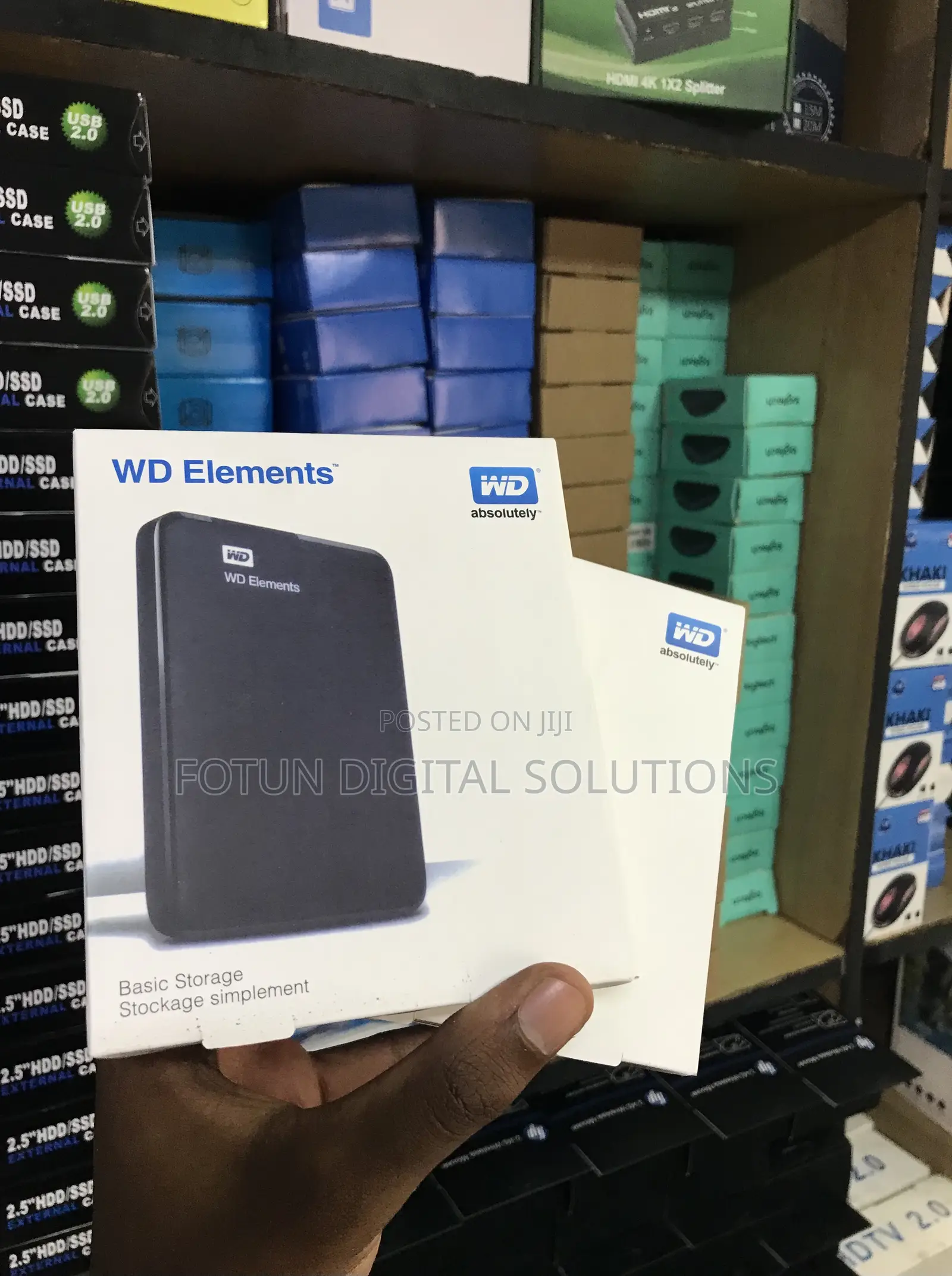 Wd Elements 2.5" HDD Casing Kit - Usb 3.0 Enclosure With Data Cable