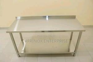 Stainless Steel Worktop Table. 4*2 Feets Size - thumbnail 2