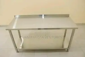 Stainless Steel Worktop Table. 4*2 Feets Size