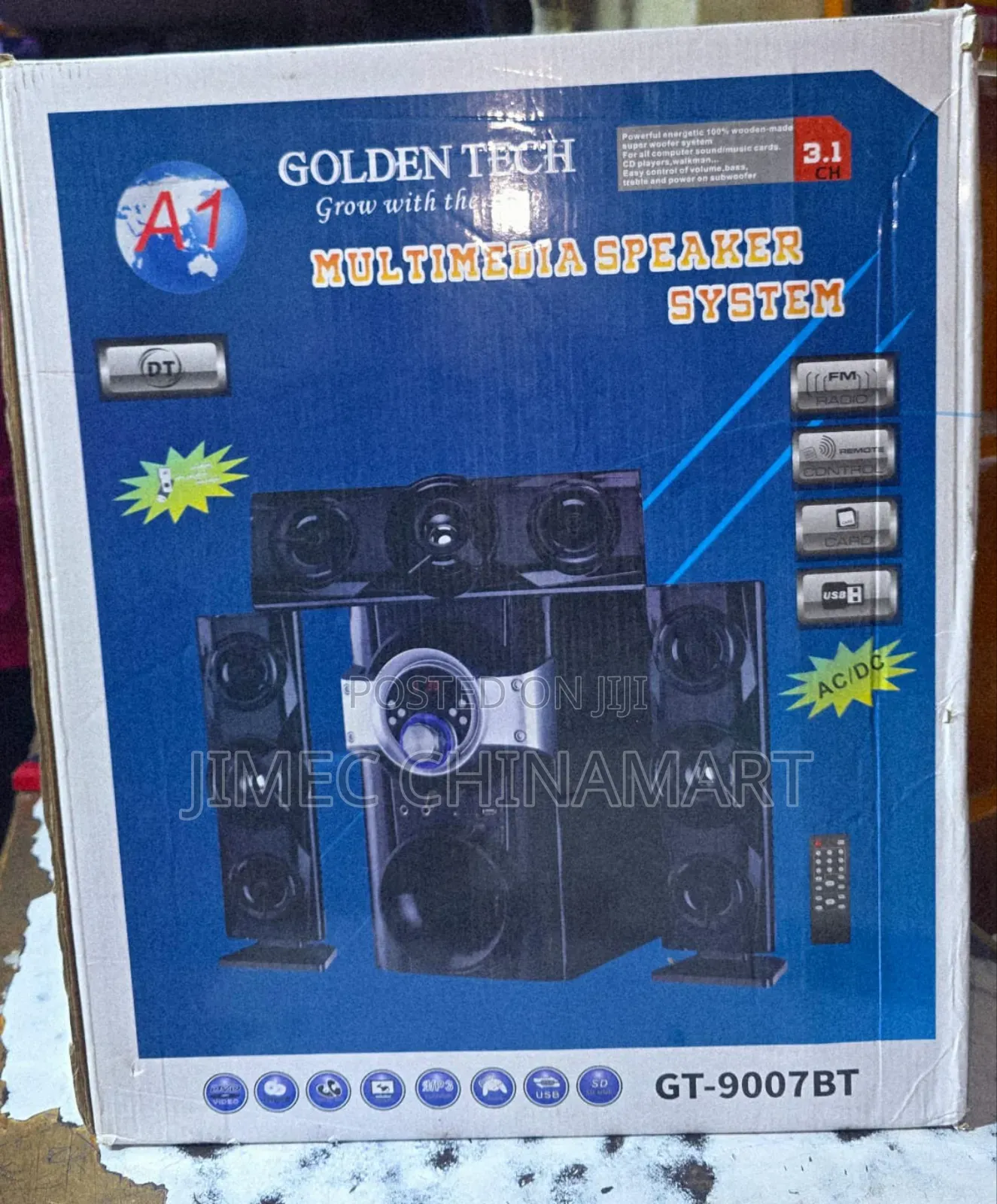 9007 3.1 Golden Tech Multifunctional Speaker