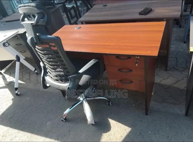 1.2meter Office Desk and Headrest Chair