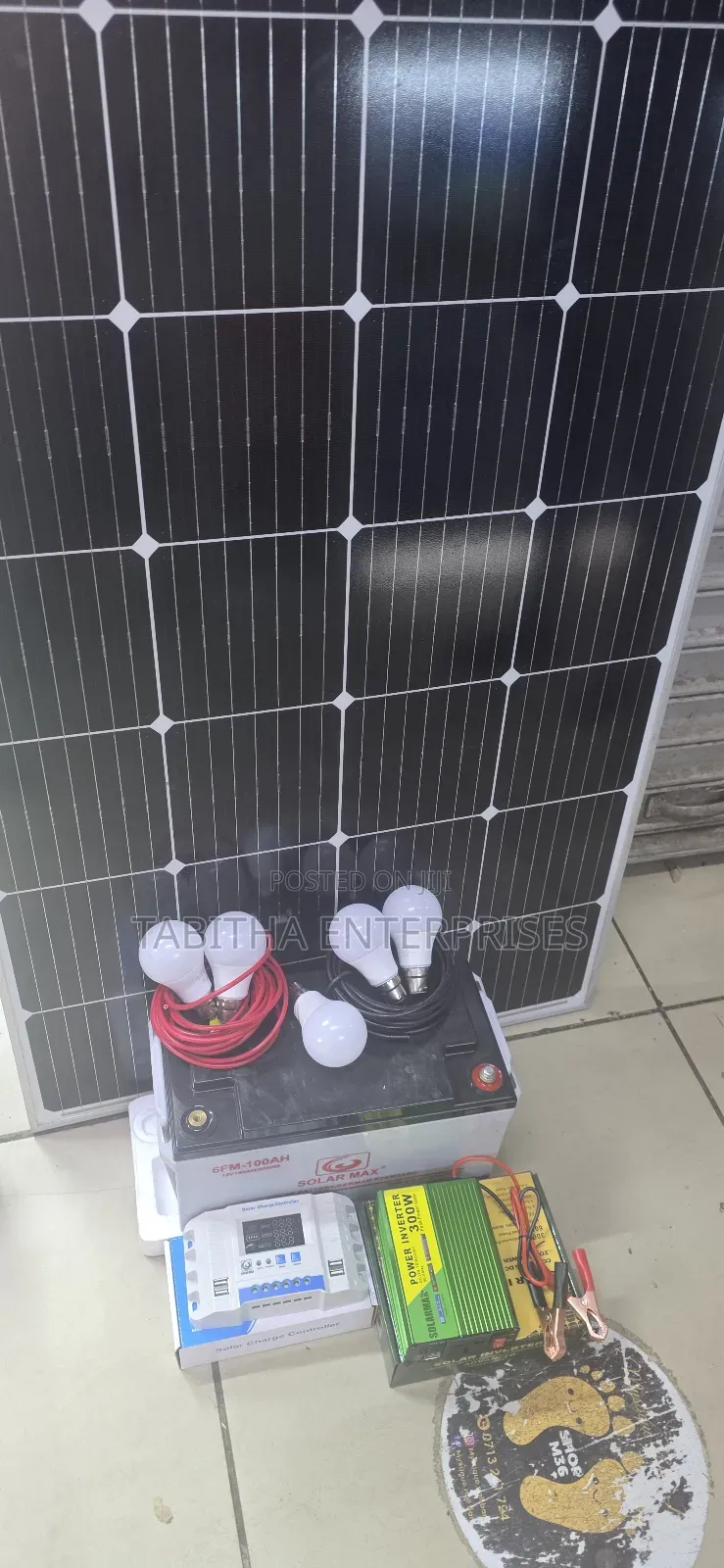 100ah Solar Battery/Solar Pannels 200watts