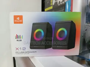 Kisonli X12 Mini Usb Powered Colorful RGB Speakers.