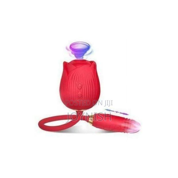 2 in 1 Rose Toy Vibrator Rechargeable - main view