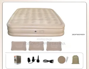 Inflatable Mattress With Pump Thick Air Mattress for Camping Home