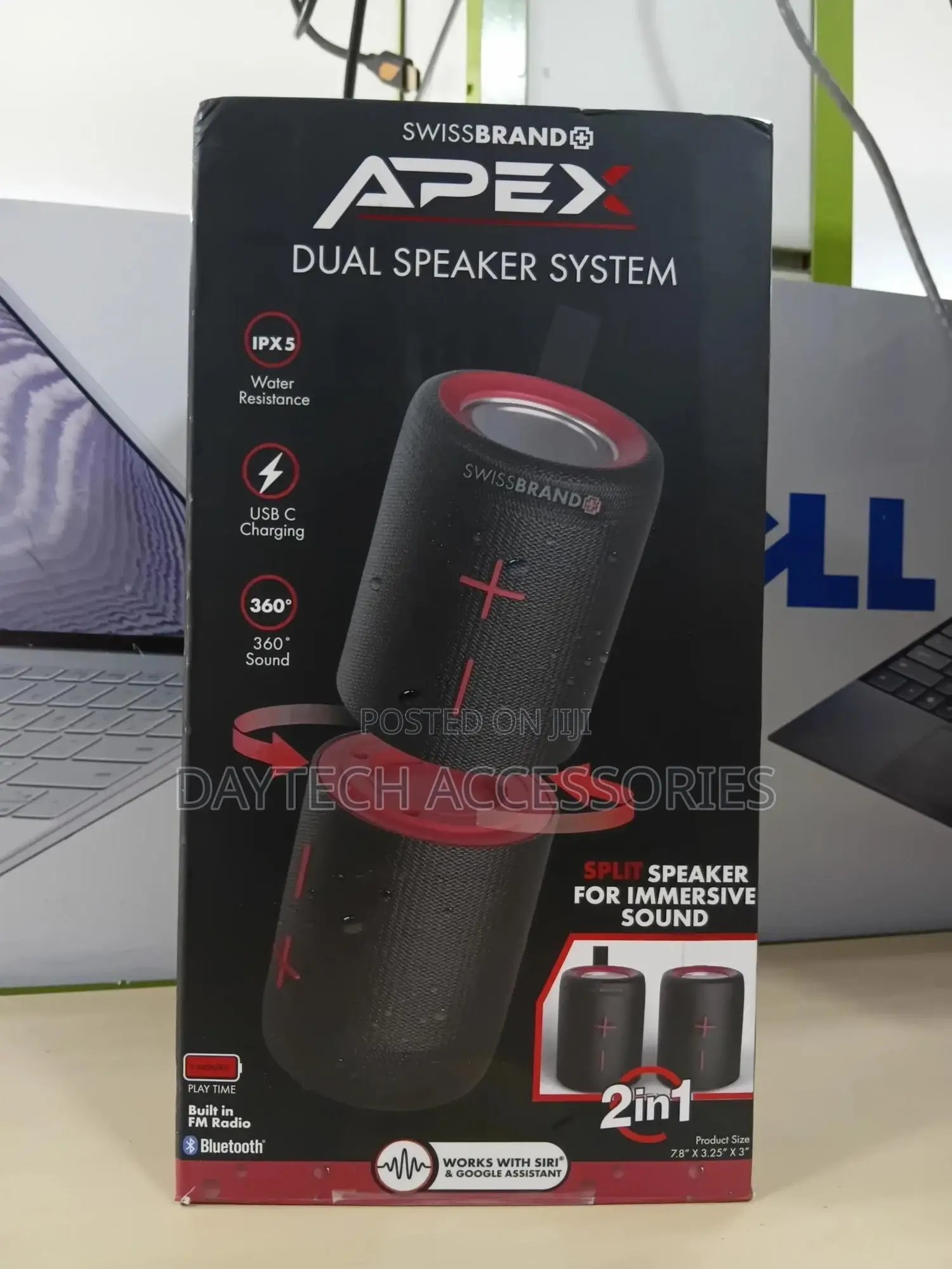 Magnetic Dual Splittable Bluetooth Speaker Ipx6 Waterproof Split Port