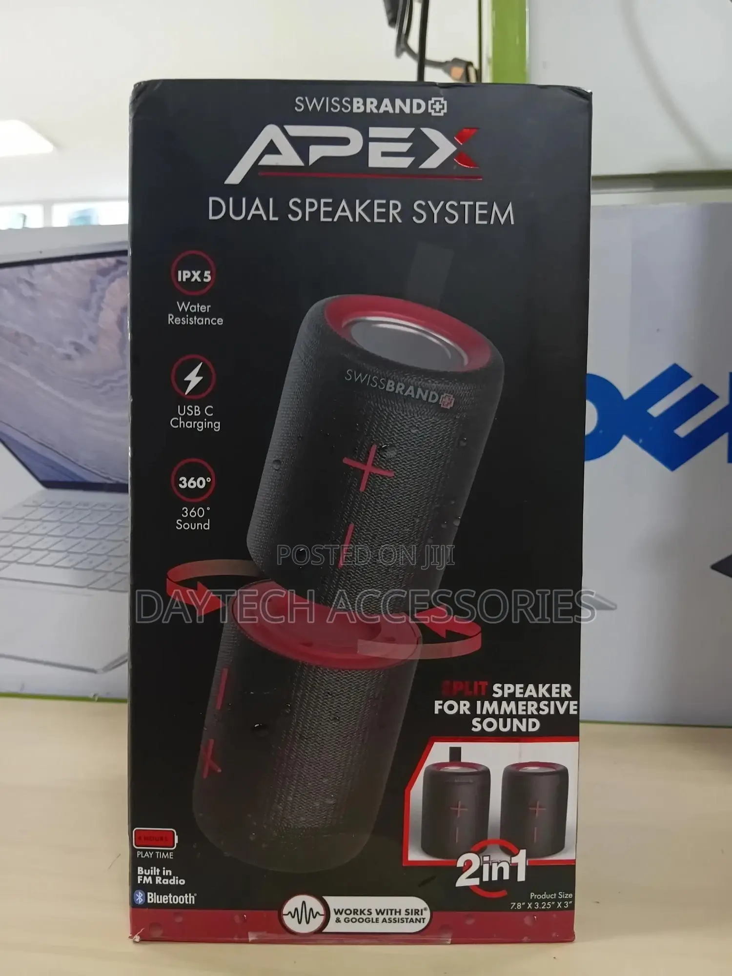 Magnetic Dual Splittable Bluetooth Speaker Ipx6 Waterproof Split Port