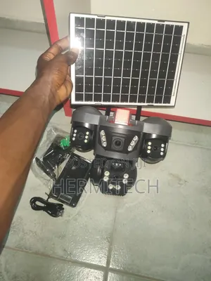 Triple Lens Solar Powered 4g Sim Card and Mounting Tools