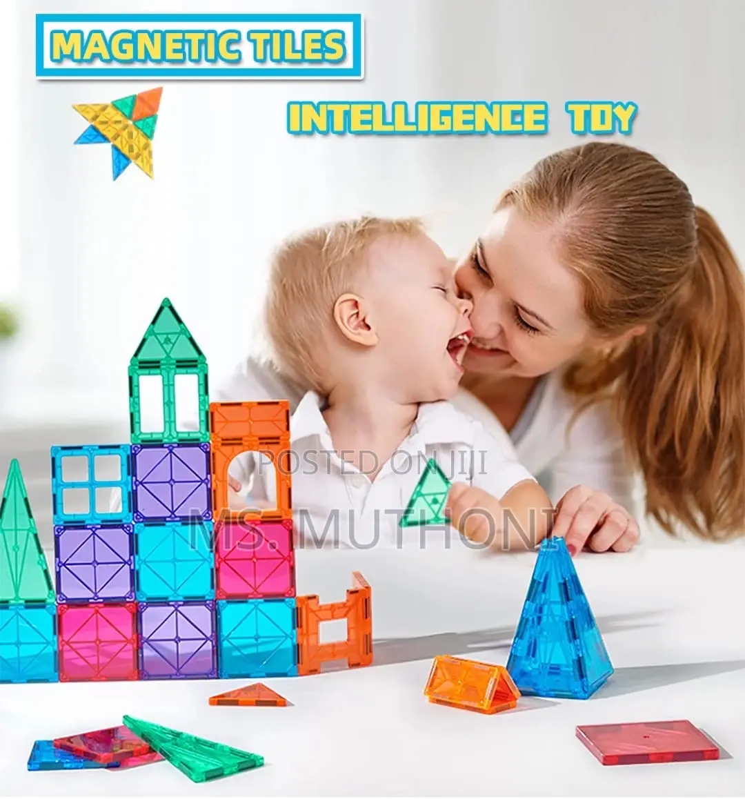 100 Pieces Magnetic Tiles
