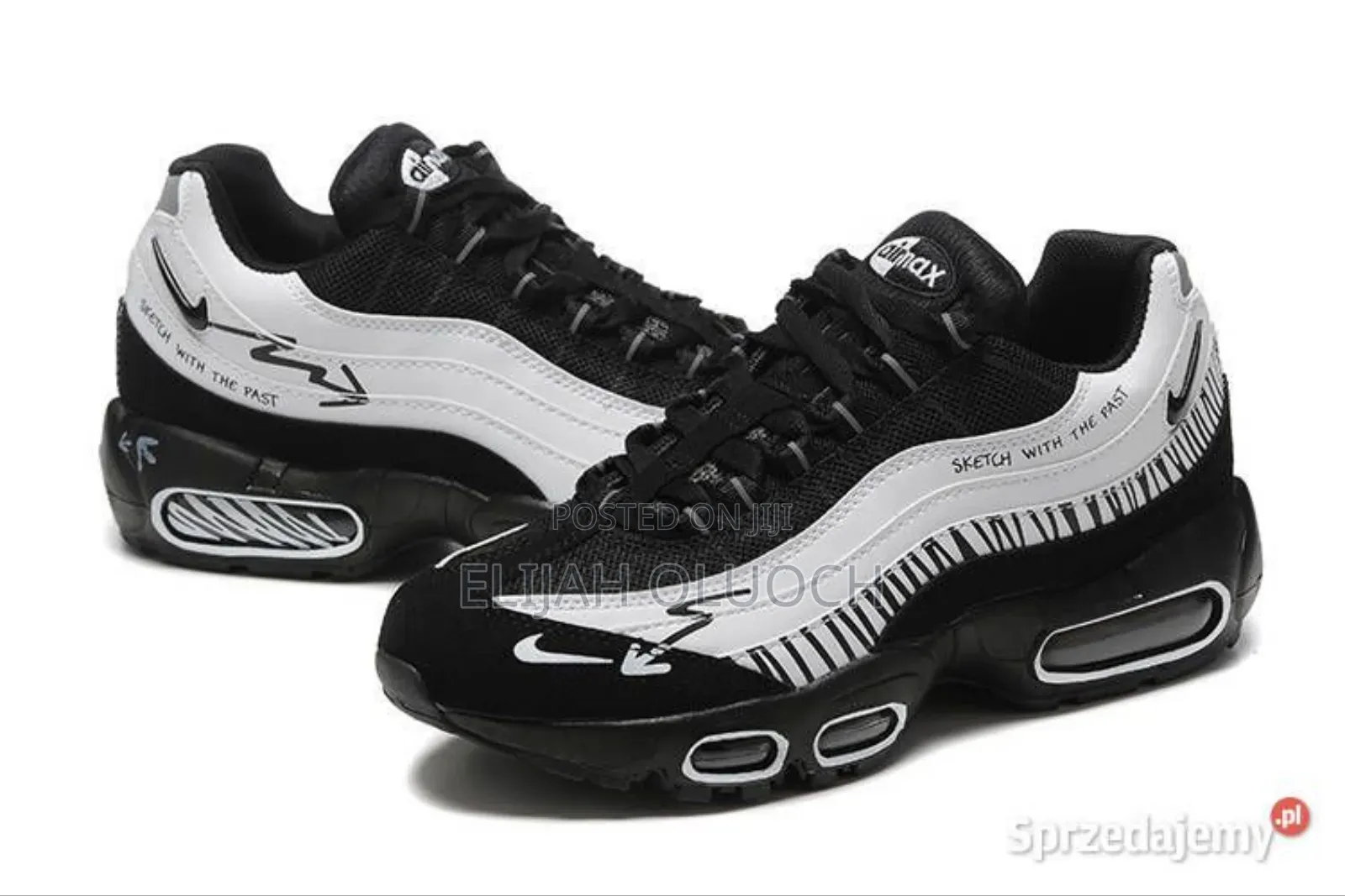 Nike Air Max 95 Sketch With Past Black and White