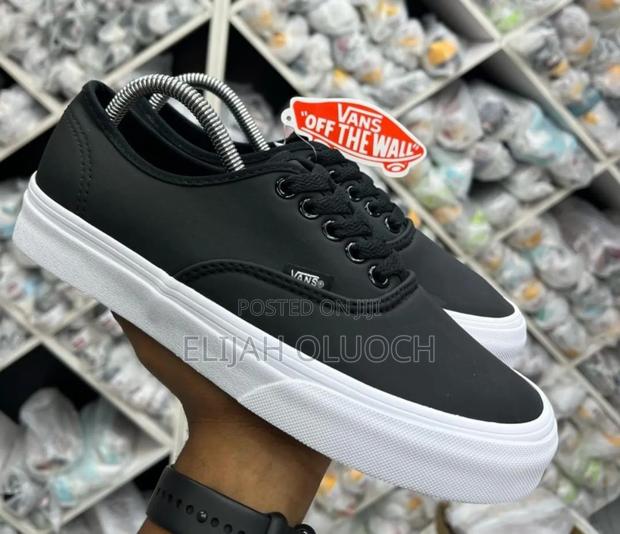 Pure Leather Double Sole Vans - main view