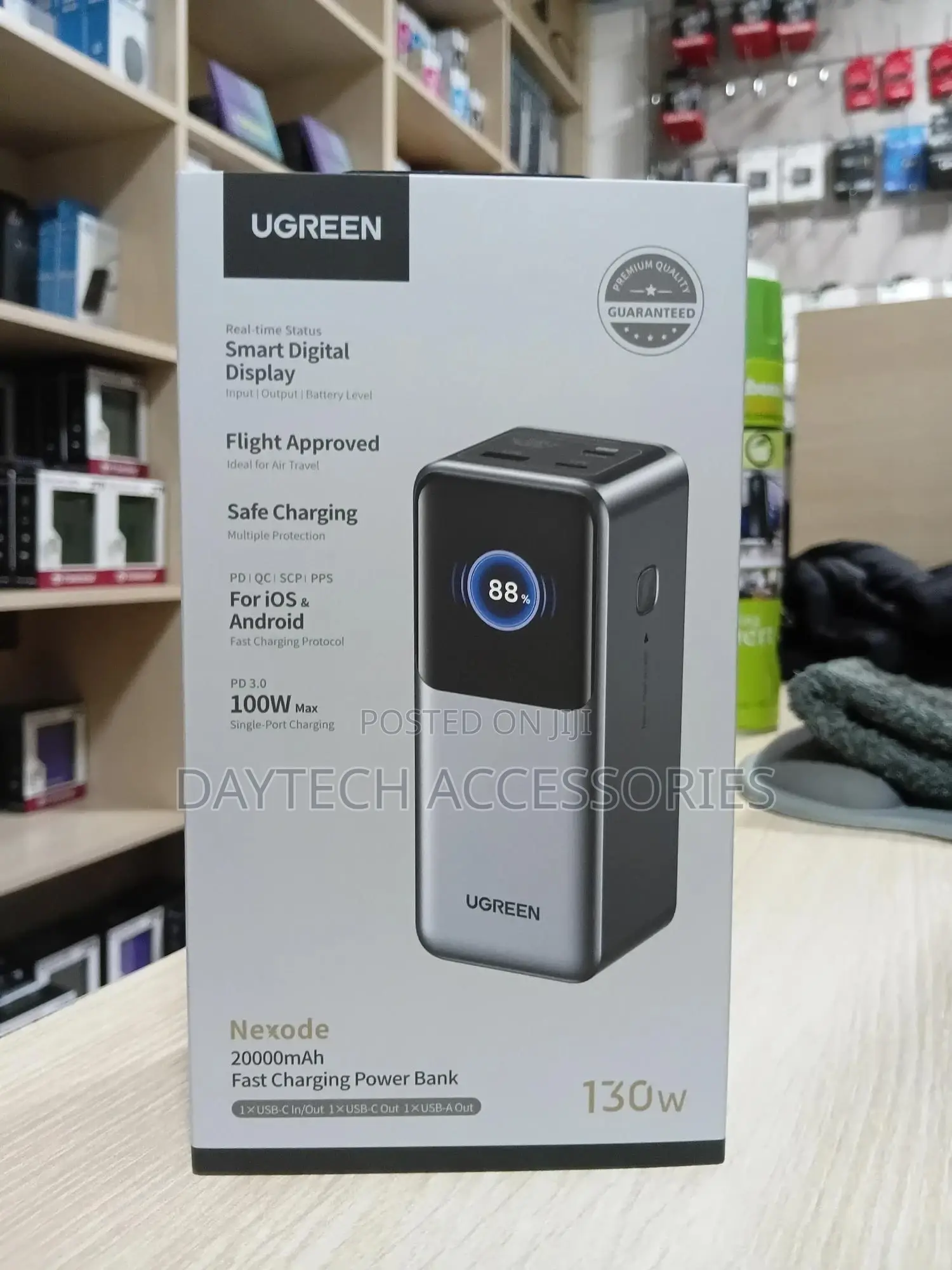 This Is a Ugreen Nexode 20000mah 130w Fast Charging Power Bank.