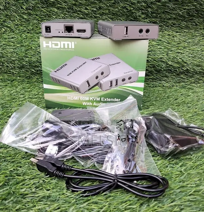 Usb Dvi Cat 5 KVM Extender (1024 X 768 at 60m) 1920 X 1200 at 60 Hz