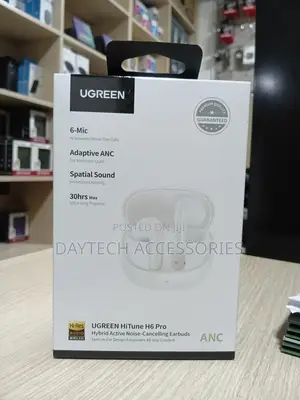 Ugreen Ws203 (35873) Hitune H6 Pro Hybrid Anc Earbuds – White