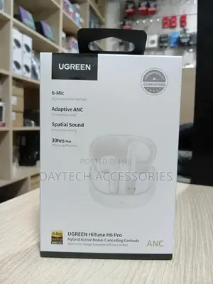 Ugreen Ws203 (35873) Hitune H6 Pro Hybrid Anc Earbuds – White