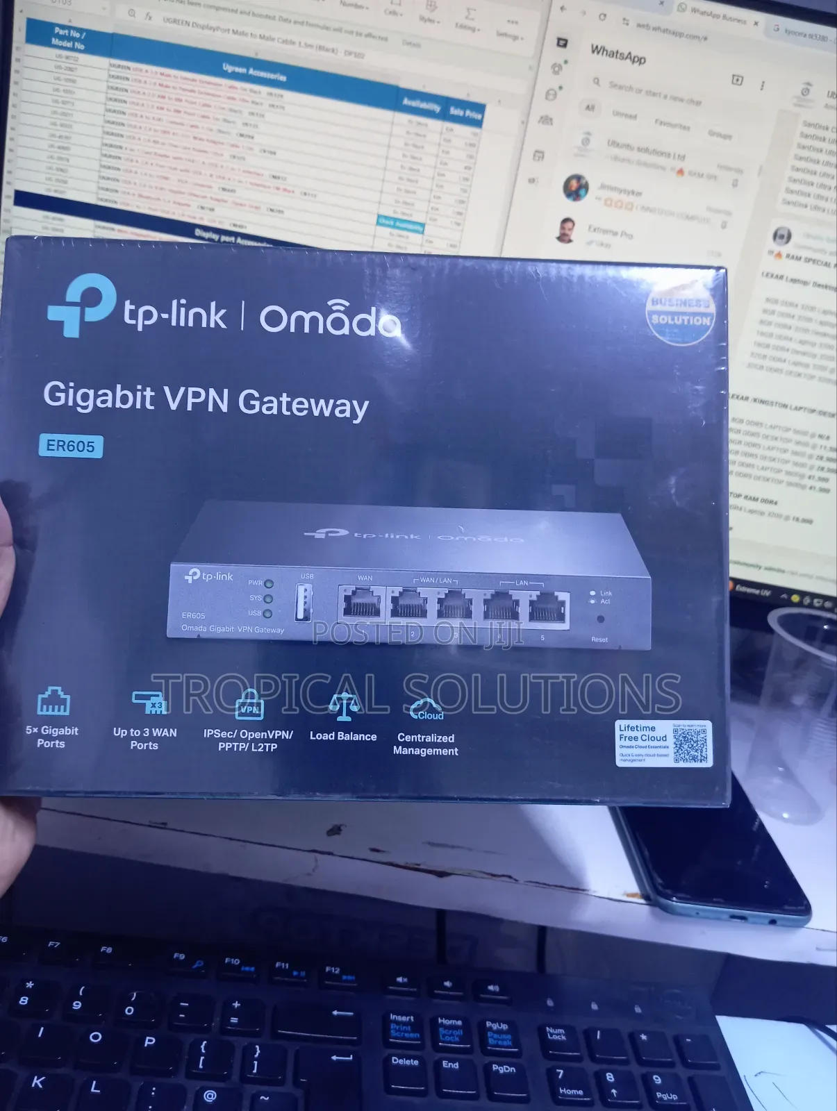 Tp-Link Er605 Omada Gigabit VPN Router Er605