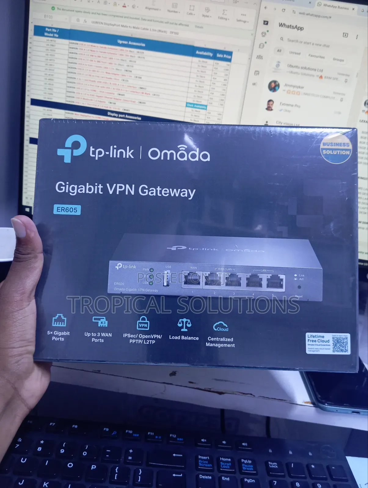 Tp-Link Er605 VPN Router With 5-Port