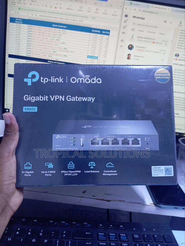 Tp-Link Er605 VPN Router With 5-Port - thumbnail 2