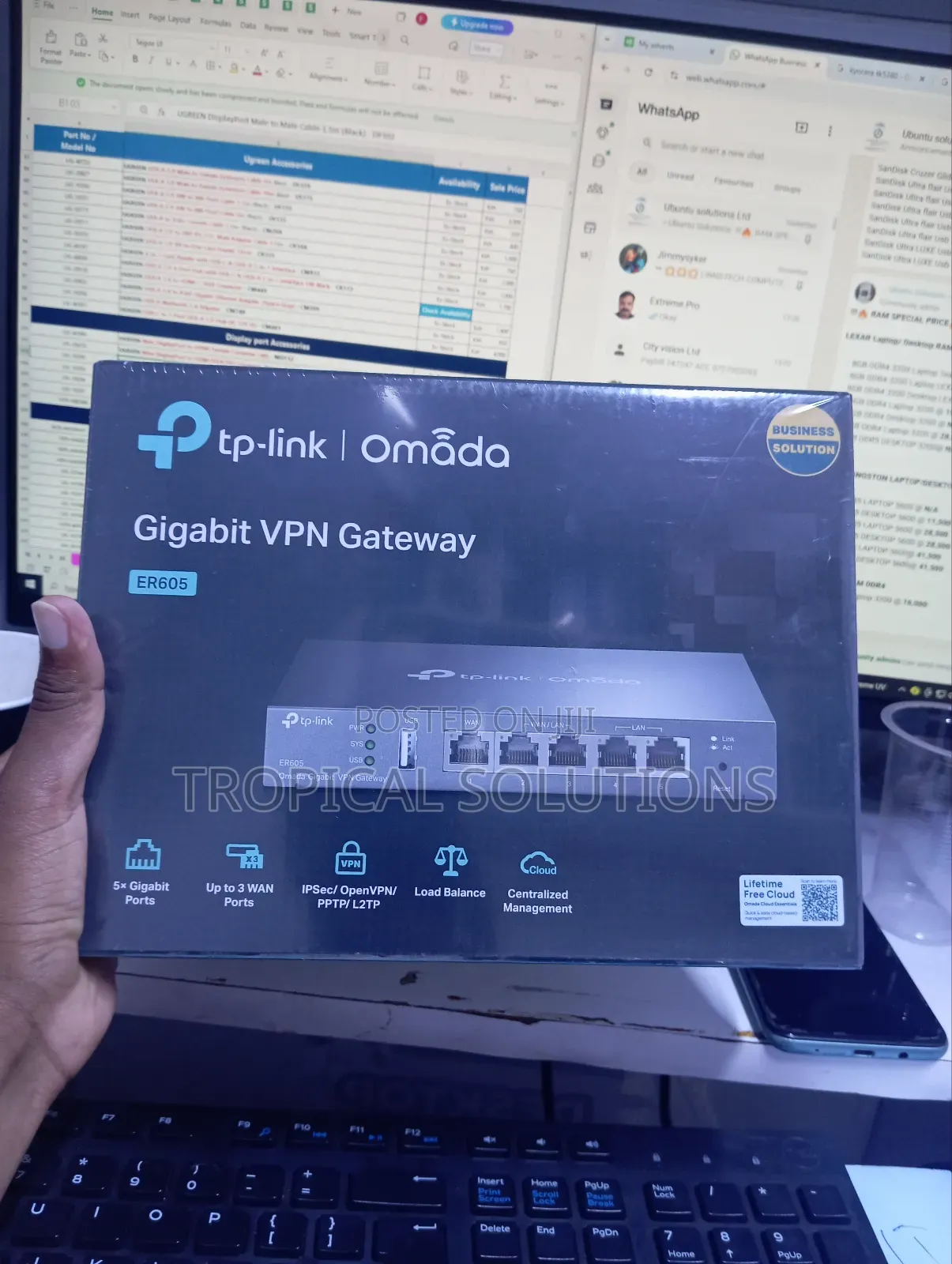 Tp-Link Er605 VPN Router With 5-Port