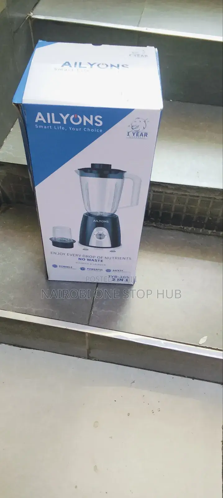 Original Ailyons Blender With Grinding Cup