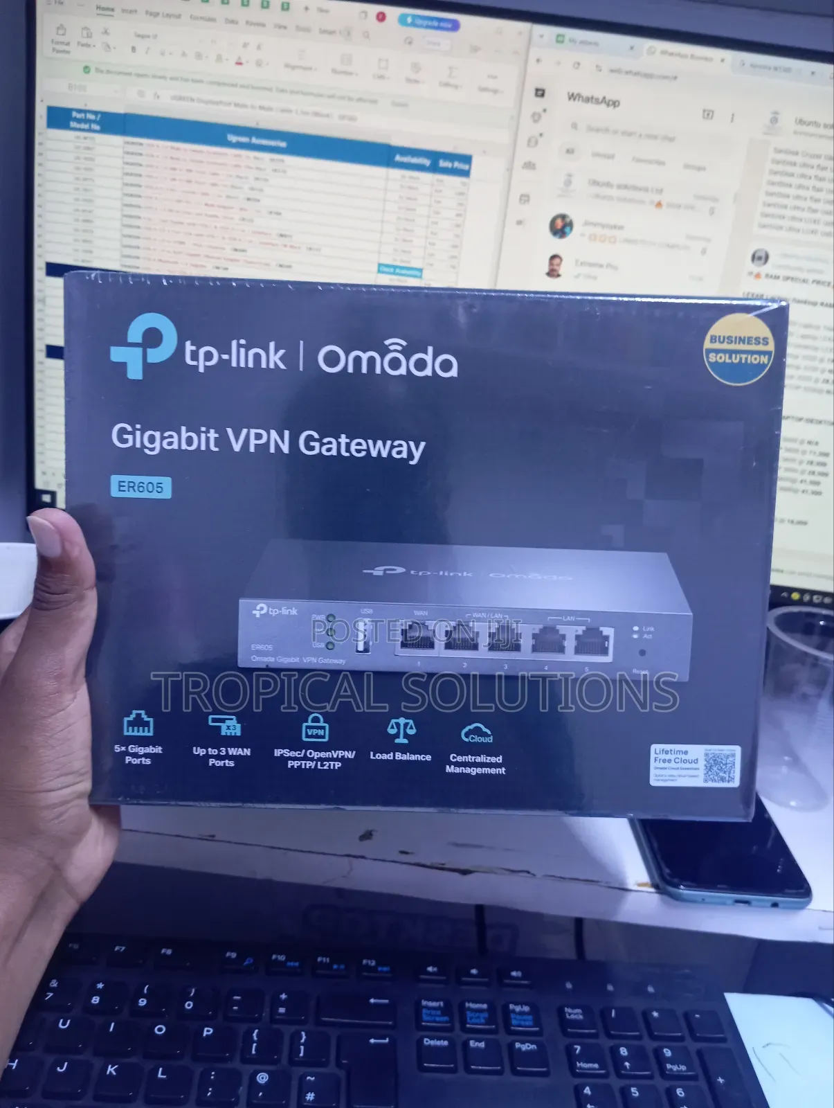 Tp-Link Er605 Omada Gigabit Access Point VPN Router