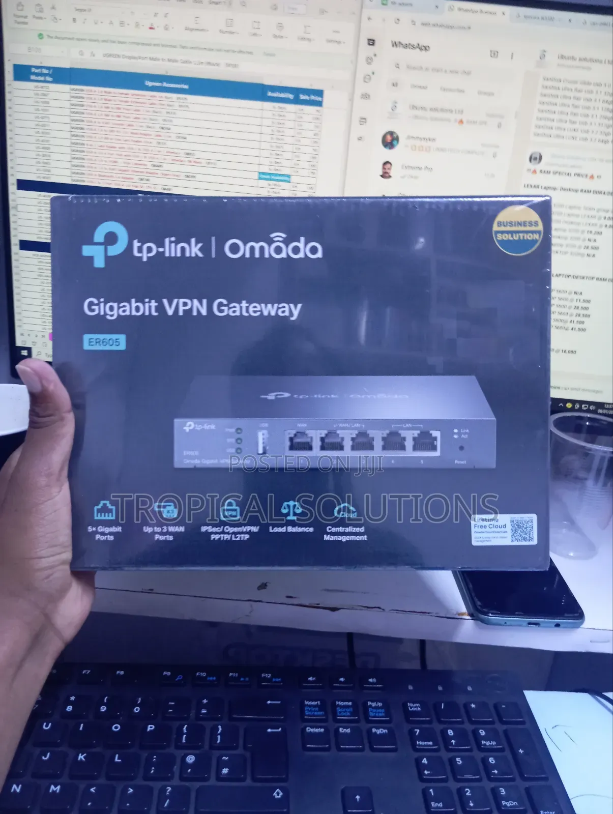 Tp-Link Er605 Omada Gigabit Access Point VPN Router