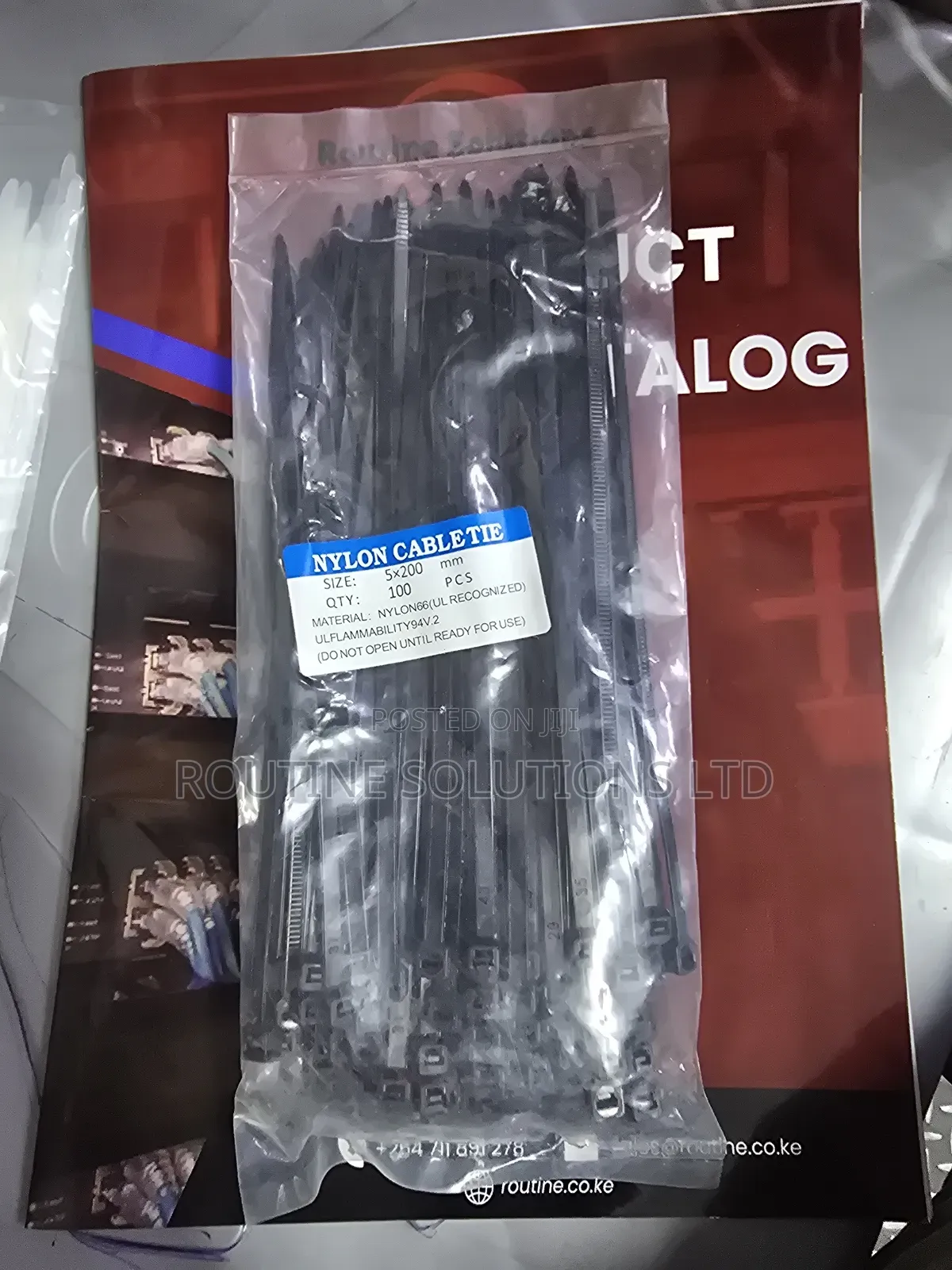 Cable Tie 5 * 200 Mm Black
