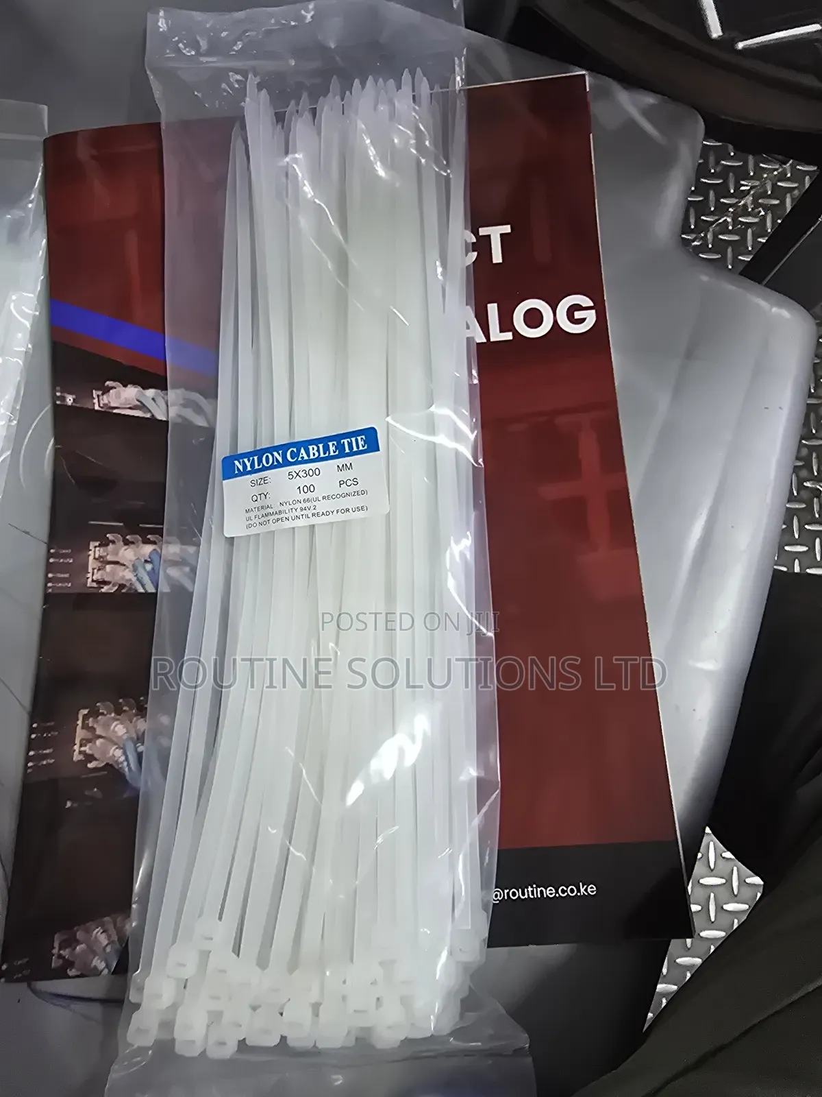 Cable Tie 5 * 300 Mm White