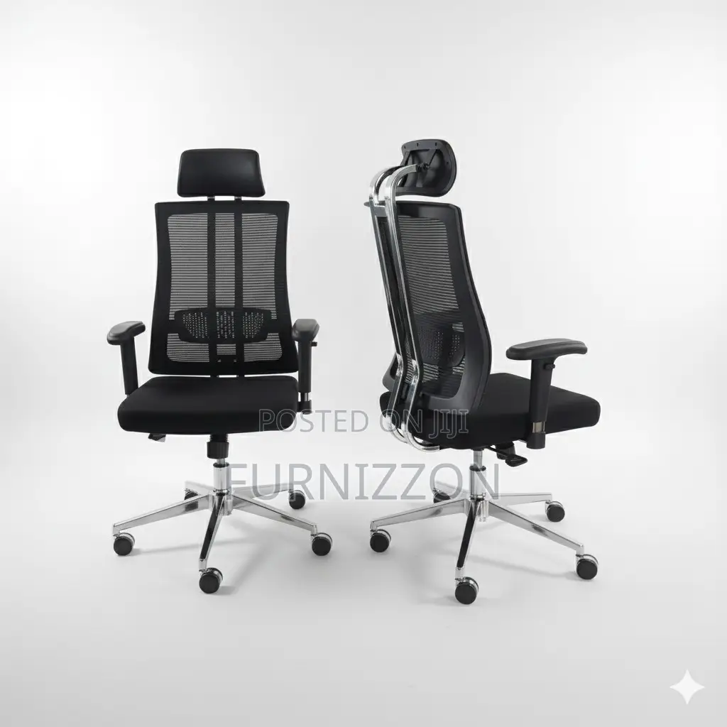 Professional Mesh Swivel Chair With Headrest for Office