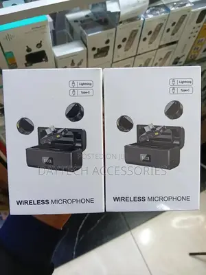 Wireless Lavalier Microphone Kit for Use With Mobile Devices.
