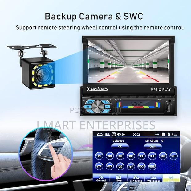 Car Radio Carplay With Screen Motorised Extendable With Android - thumbnail 3