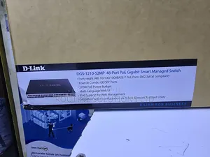 Dlink 48port Poe Gigabit Smart Managed Switch DGS-1210-52mp