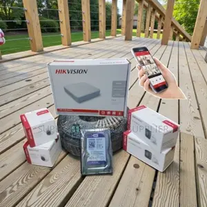 Hikvision 4 Turbo Hd 2mp CCTV Indoor and Outdoor Security Complete Kit