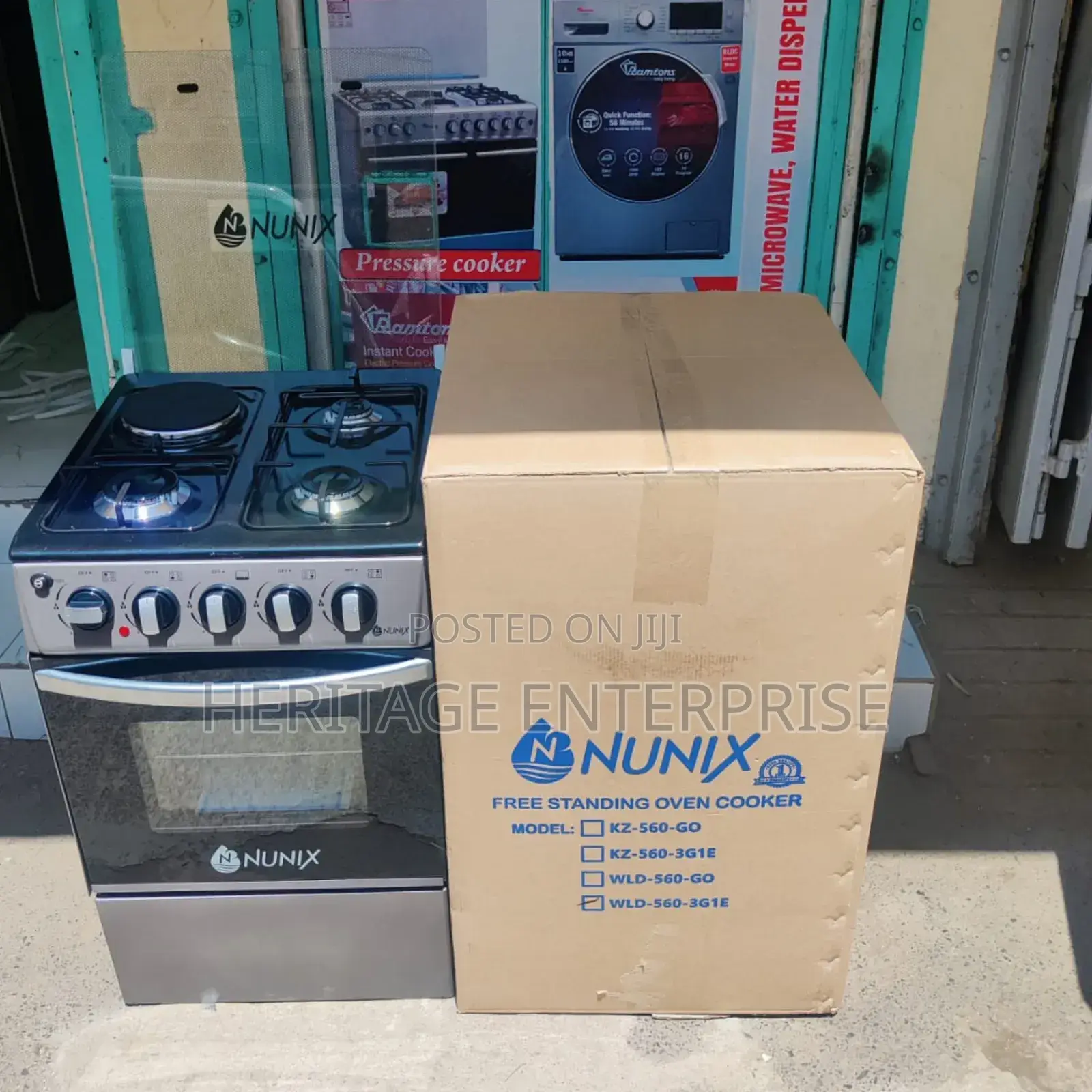 Standing Cooker 50×55 Nunix 3+1e