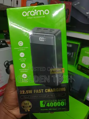 Oraimo Powerbox 400 Vision 40000mah 22.5w Power Bank