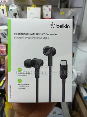 Belkin Soundform Headphones With Usb-C Connector (G3h0002btblk)– Black