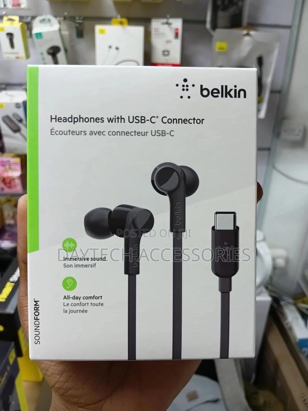 Belkin Soundform Headphones With Usb-C Connector (G3h0002btblk)– Black