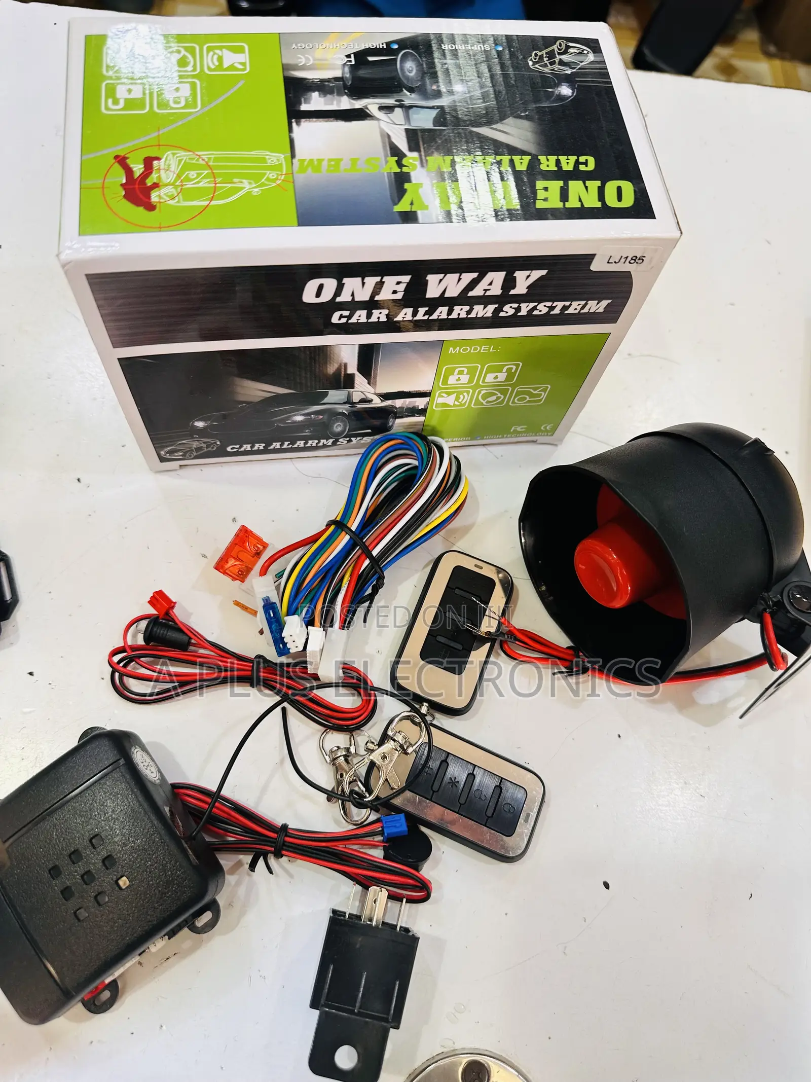 Car Alarm System-One Way | Reliable Vehicle Security
