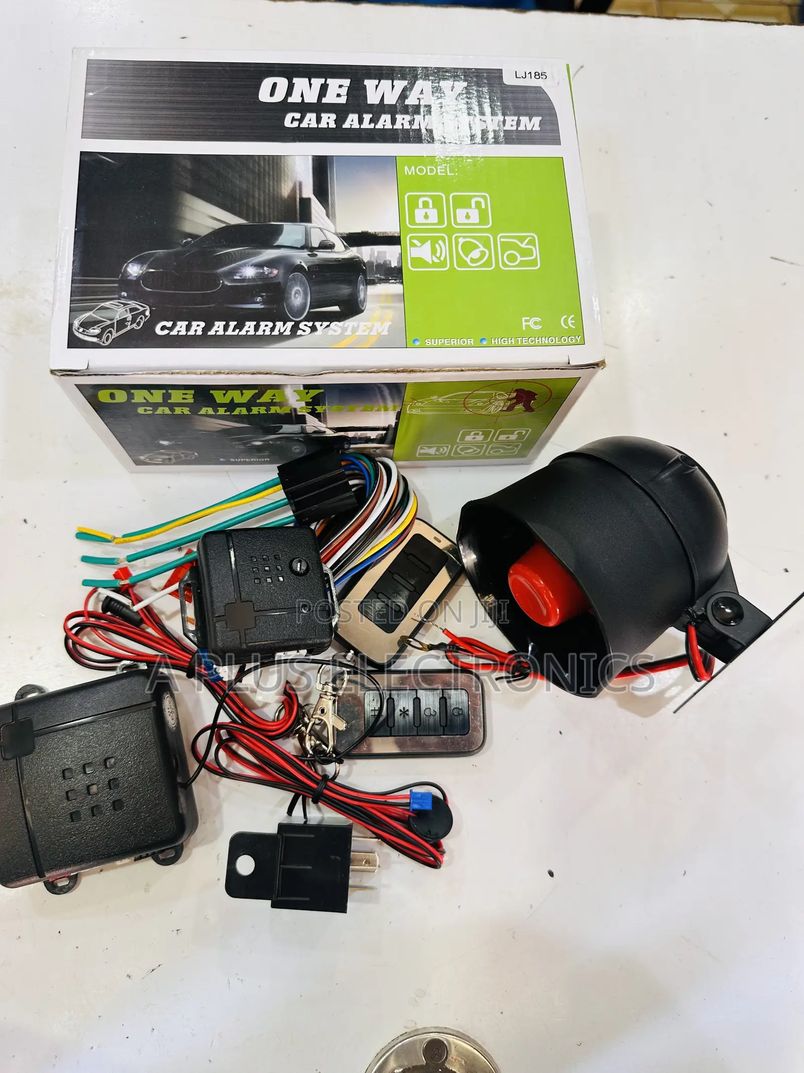 Car Alarm System-One Way | Reliable Vehicle Security