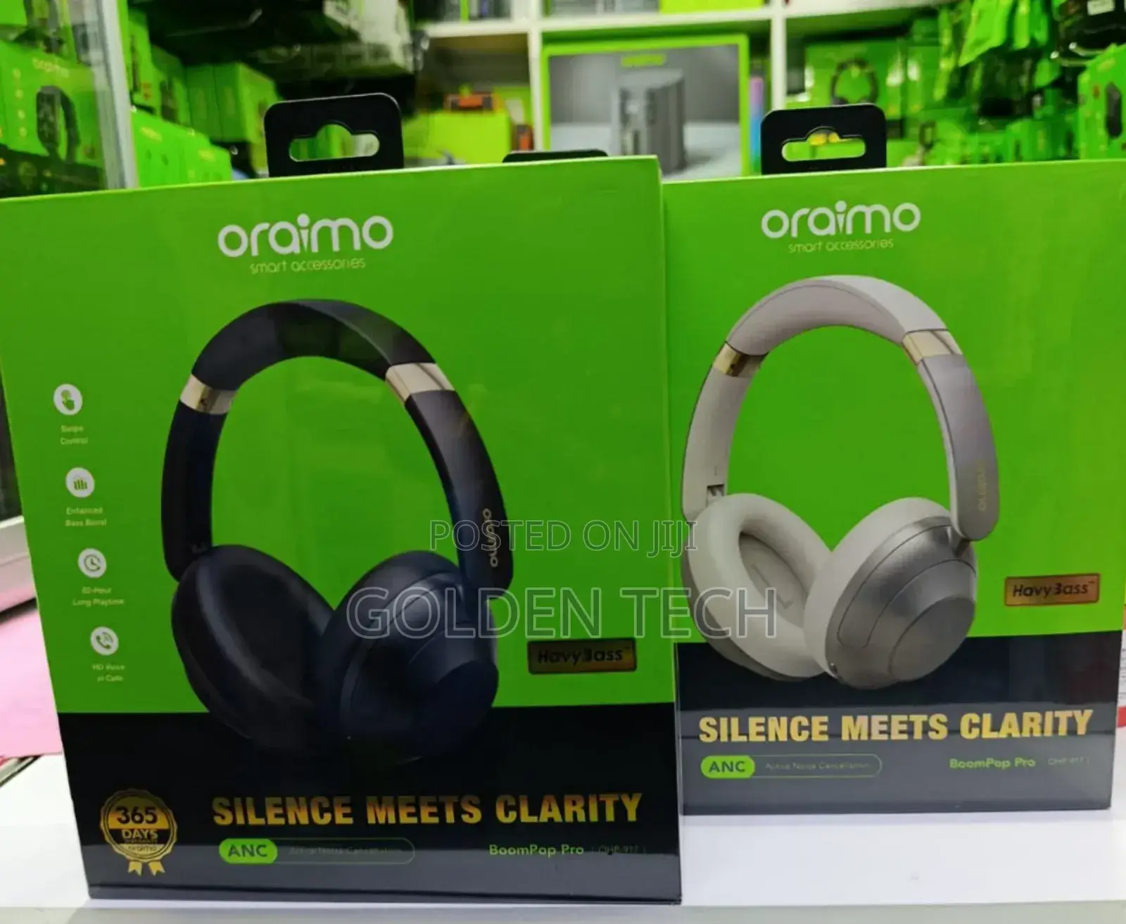 Oraimo Boompop Pro Anc Over-Ear Headphones