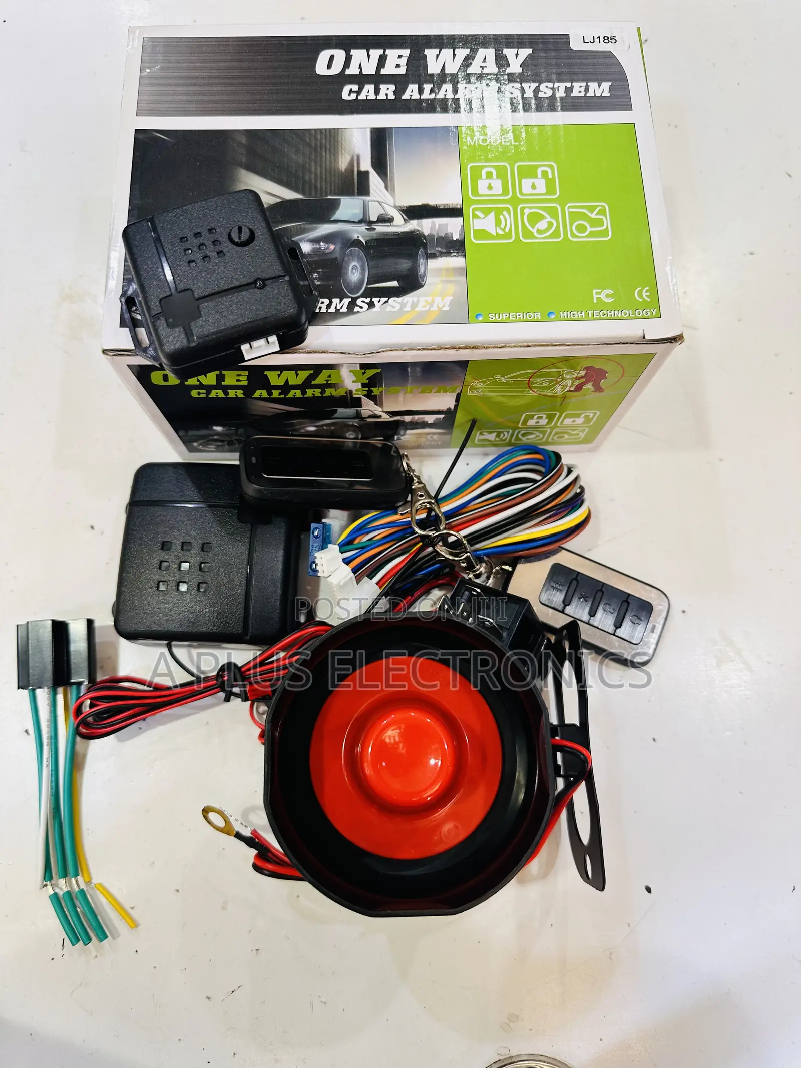 Car Alarm System-One Way | Strong Vehicle Safety Alarm