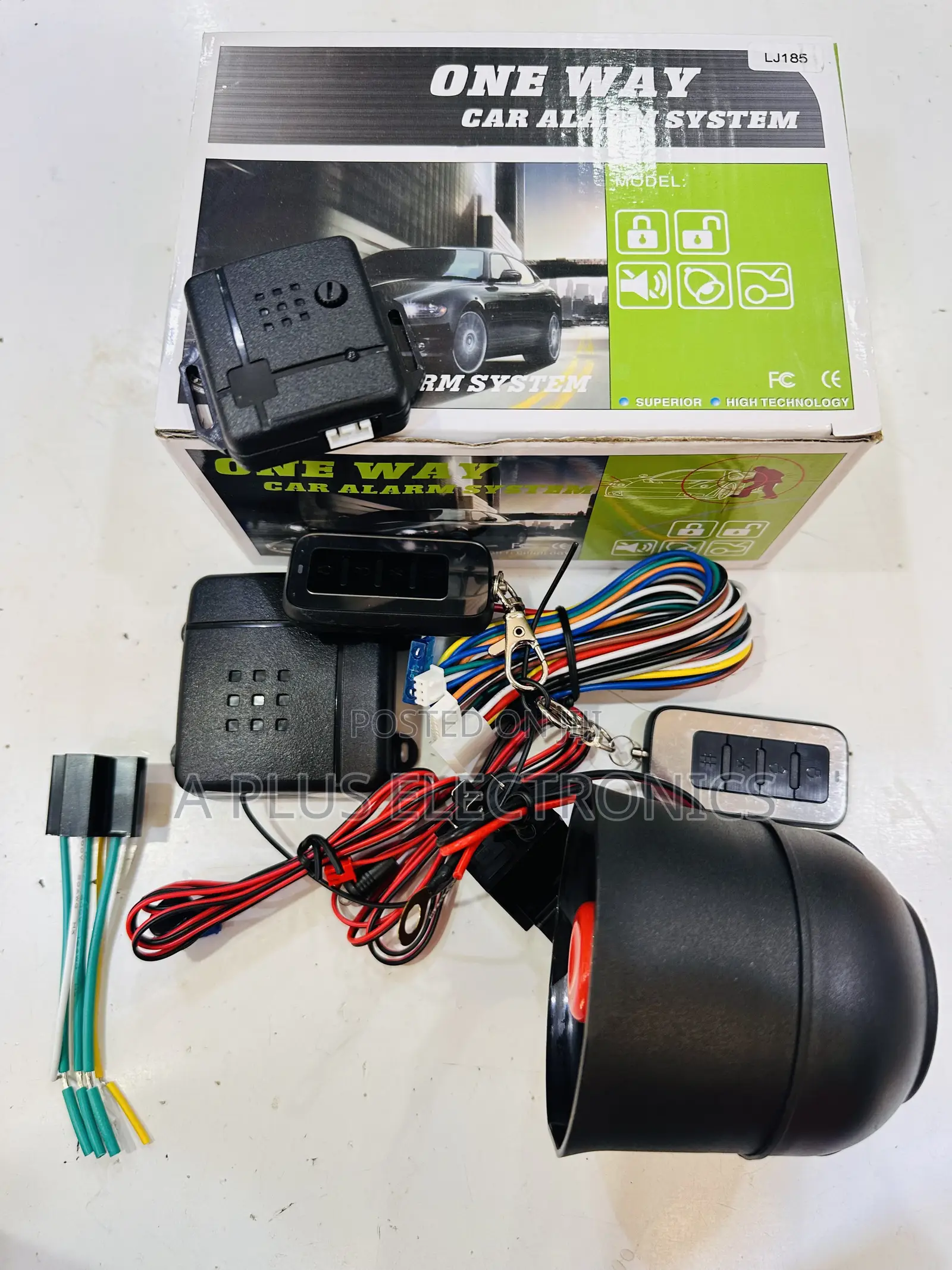 Car Alarm System-One Way | Affordable Car Theft Prevention