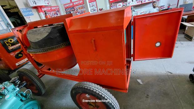 500l Indian Concrete Mixer Belt Driven Diesel Engine. - thumbnail 2