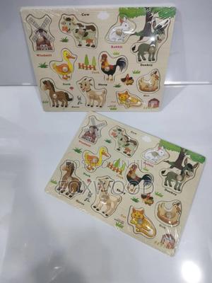 Wooden Knob and Fruit Peg Puzzle - thumbnail 2