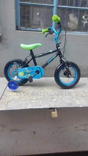 Ex Uk Size 12 Apollo Moonman Kids Bicycle for 2-3 Yr Old ,Side Wheels