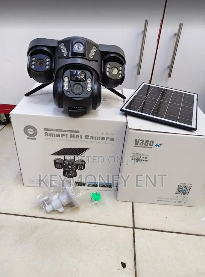 VTS 29 V380 4g Triple Lens Outdoor Simcard Enabled PTZ Camera